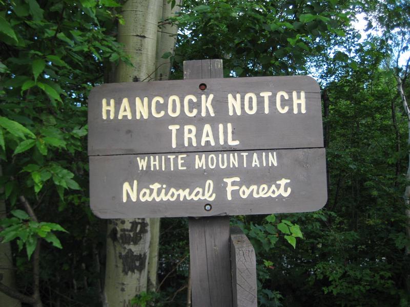 CedarBrook-d.JPG - The 2010 Pemi hike took us from Hancock Notch to the Lincoln Woods trailhead. A total of about 12.5 miles. Our goal was to explore the Cedar Brook trail.