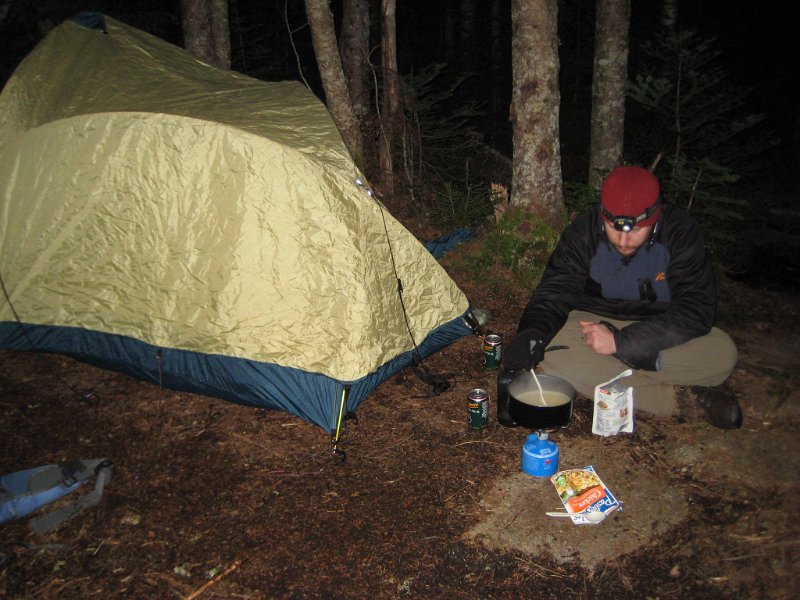 IMG_2592.JPG - Making dinner on a cold October night.