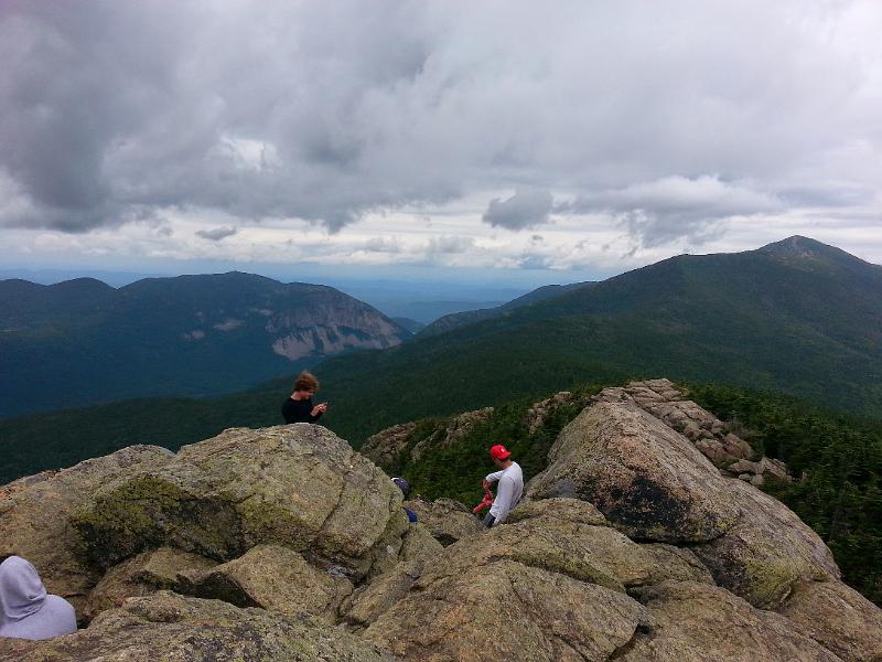 20140816_141458.jpg - Looking North into Franconia Notch between Mt. Cannon and Mt. Lincoln.