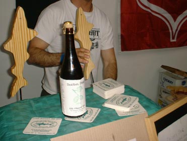 Pouring the 120 IPA