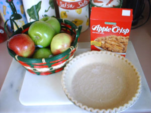 French Apple Pie Ingredients
