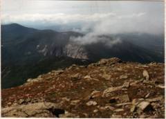 view of Mt. Cannon from Mt. Lafayette