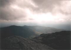 View from Camels Hump summit in Vermont