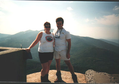 Danielle and Tim on Mt. Garfield