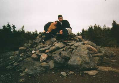 Danielle and Tim on Mt. Hale