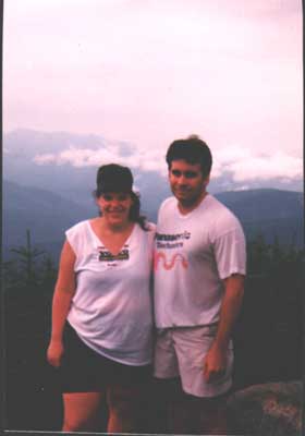 Danielle and Tim on Mt. Hancock