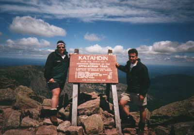 Danielle and Tim on Mt. Katahdin