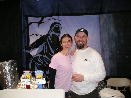 Jeremy with his girlfriend from Cape Ann Brewing Co.