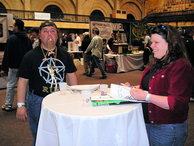 You meet all types of people at a beer fest