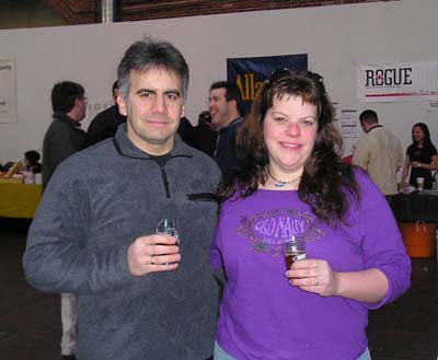 Tim and






























                  Danielle at the Extreme Beer Fest