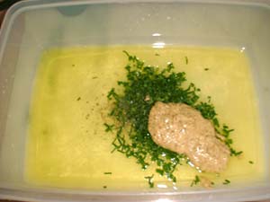 Mixing the ingredients